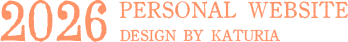 2026 Personal Website Design by Katuria